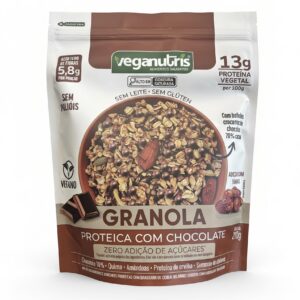 Granola Veganutris Proteica com Chocolate 210g