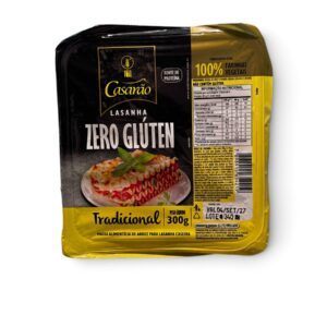Massa Lasanha Zero Glúten Casarão 300g